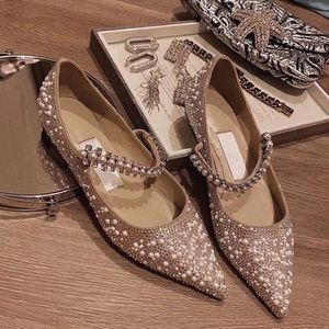 Gorgeous Rhinestone Flats